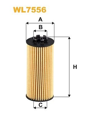 WIX FILTERS Öljynsuodatin WL7556